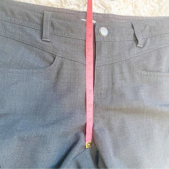 Athleta | Women’s Gray Canyon Casual Wool Blend Zip Calf Pockets Pants Size 10 - Picture 11 of 13